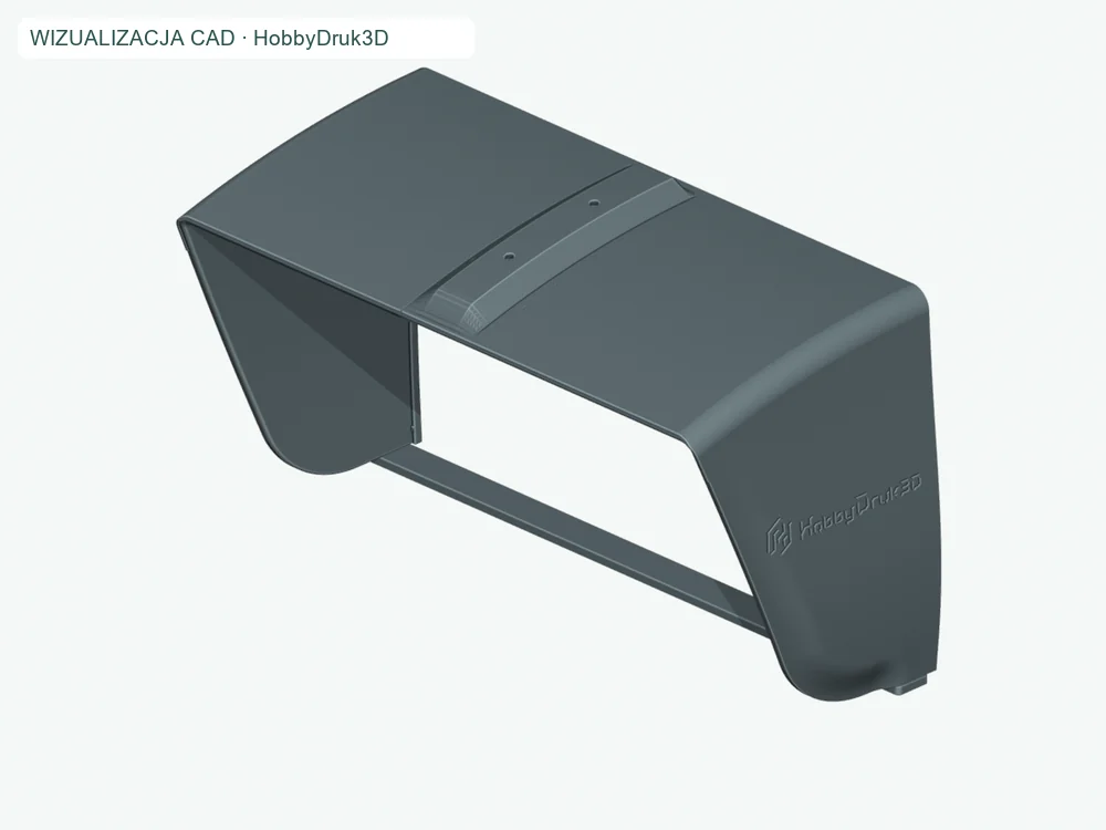 Osłona przeciwsłoneczna Humminbird HELIX 9 — wizualizacja CAD